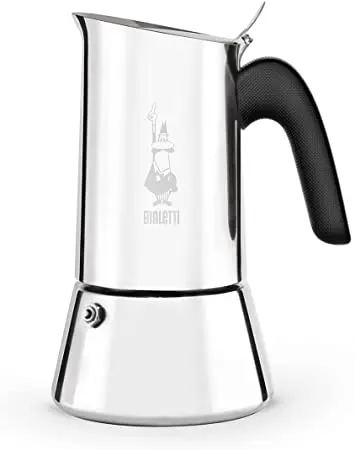 Bialetti Venus Moka Pot – 4-Cup Stainless Steel Stovetop Coffee Maker (170 Ml) 1