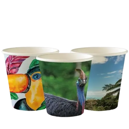 Biopak Art Series Printed Compostable Cups 1