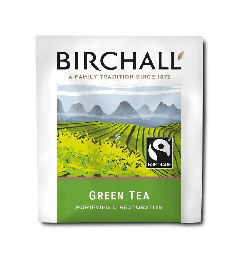 Birchall Organic Green Tea – Light & Fresh Enveloped Infusion 1