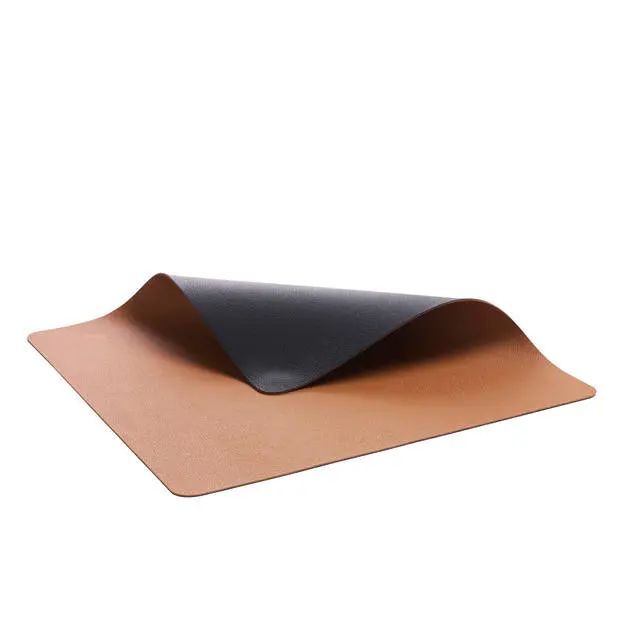 Bitz Silicone Placemats – Black & Brown, Pack Of 4 (46 × 33 Cm) 1
