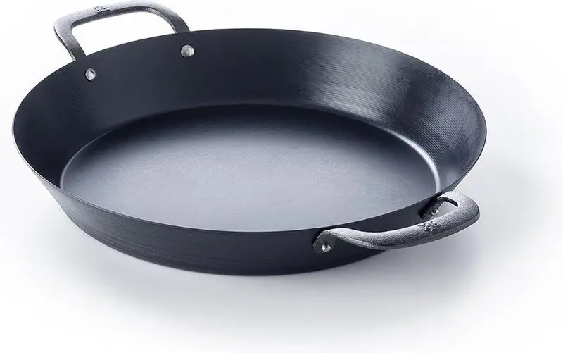 Bk Black Steel 32 Cm Paella Pan 1