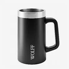 Black Stainless Steel Insulated Beer Mug – 500Ml Thermal Tumbler 1