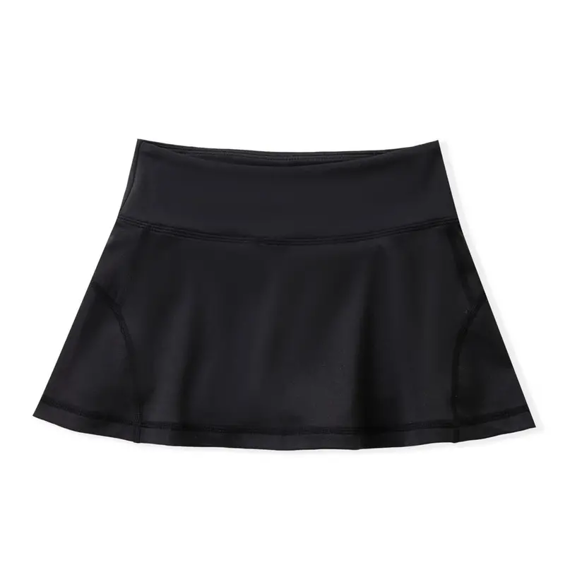 Black Tennis Skirt With Athletic Silhouette 1