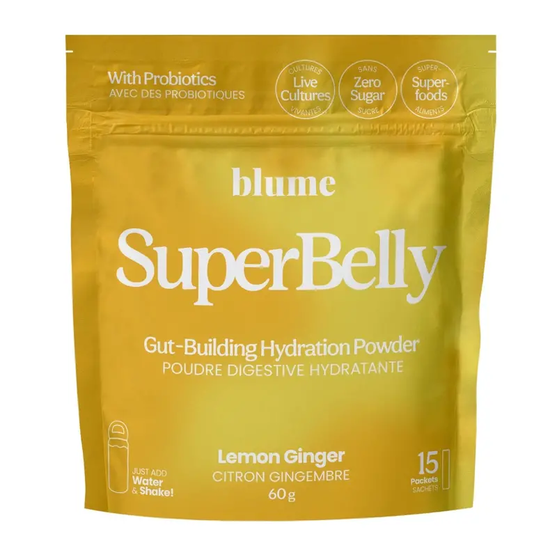 Blume Lemon Ginger Gut-Supporting Hydration Mix 1