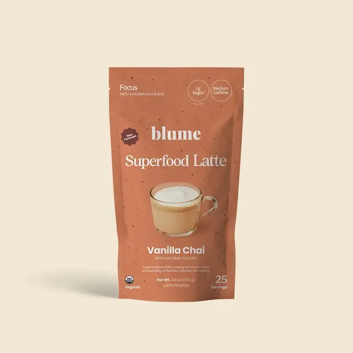 Blume Vanilla Chai Superfood Latte Mix 1