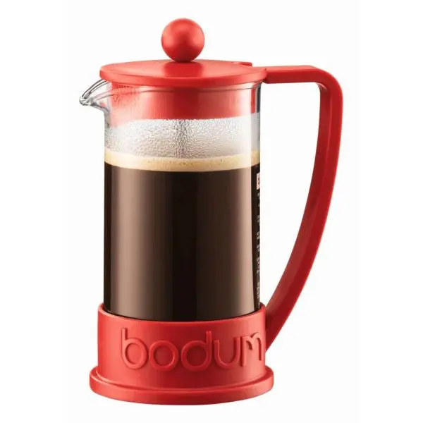 Bodum Brazil French Press – 3 Cup (350Ml), Red Finish 1