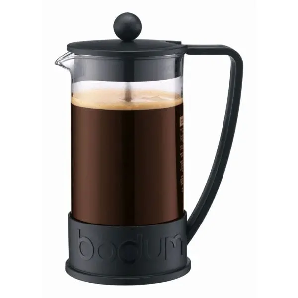 Bodum Brazil French Press – 8 Cup (1L), Matte Black 1