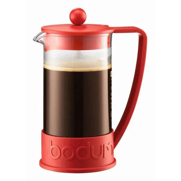 Bodum Brazil French Press – 8 Cup (1L), Red Finish 1