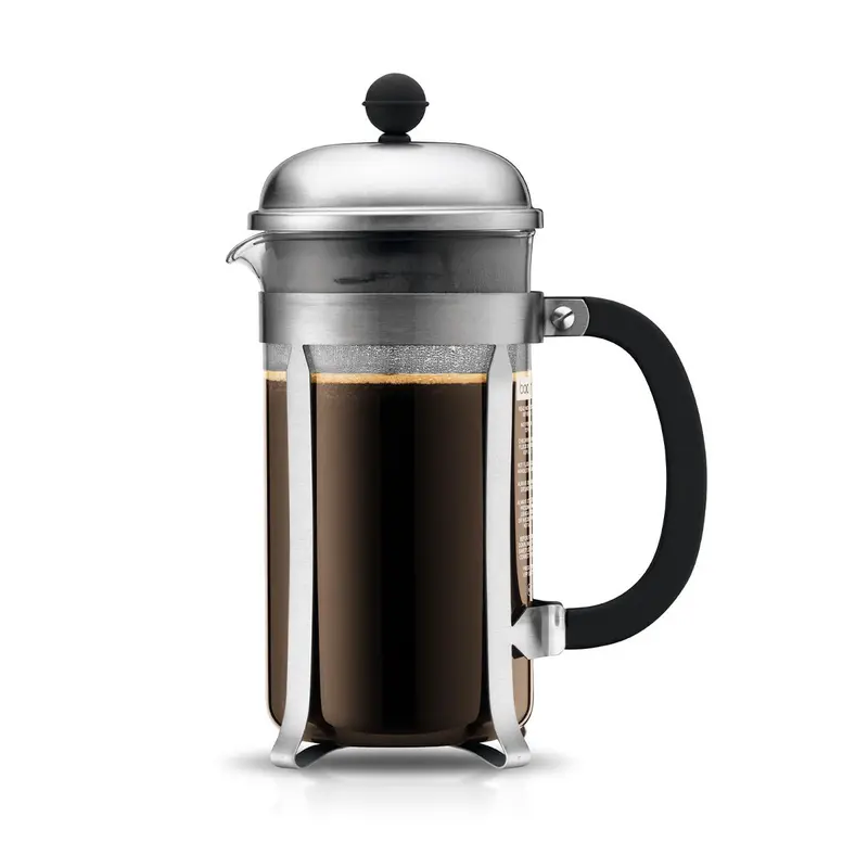 Bodum Chambord French Press Coffee Maker – 8-Cup Stainless Steel 1
