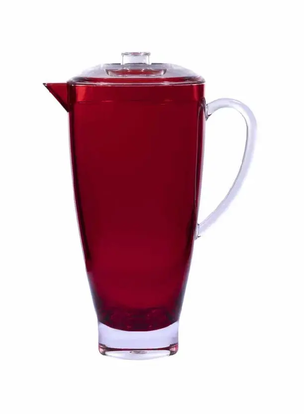Bold Red Acrylic Drink Dispenser 1