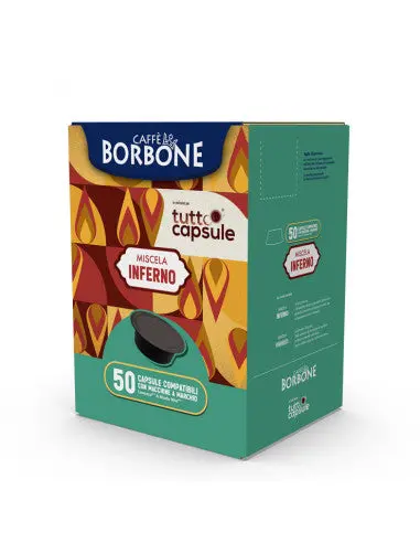 Borbone Inferno A Modo Mio Coffee Capsules – 50-Pack 1