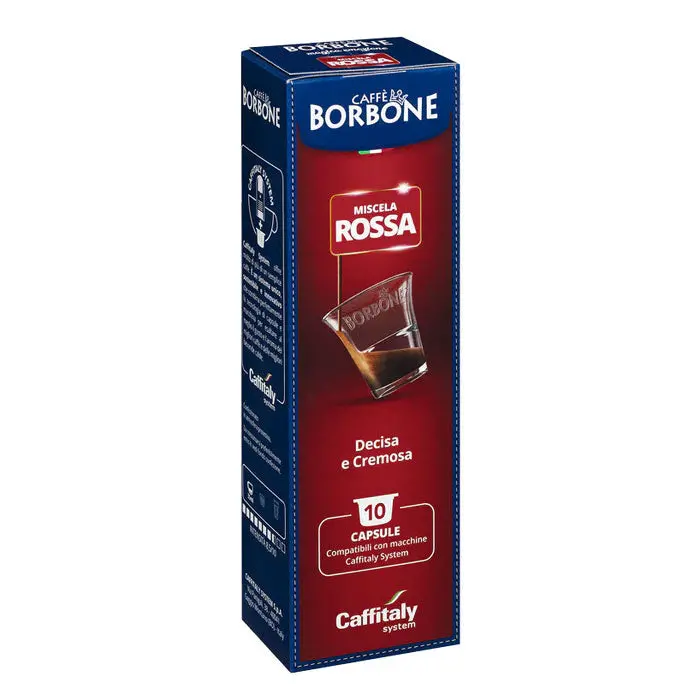 Borbone Intense Red Blend Coffee Capsules For Caffitaly – 10-Count 1