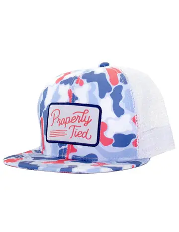 Boys' Americana Camo Sportsman Trucker Hat 1