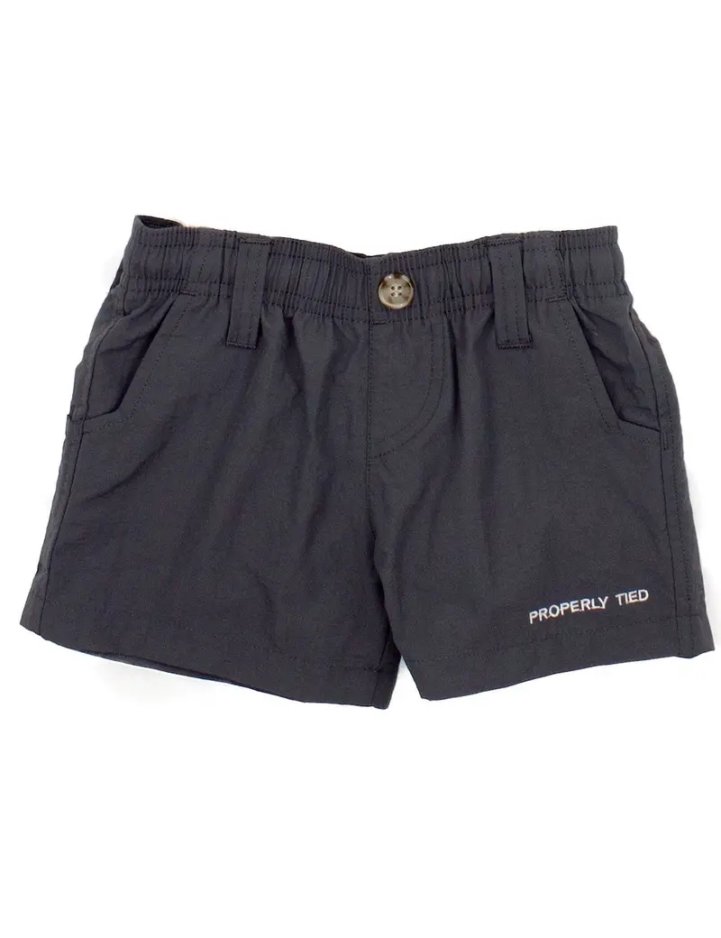 Boys' Charcoal Mallard Shorts 1