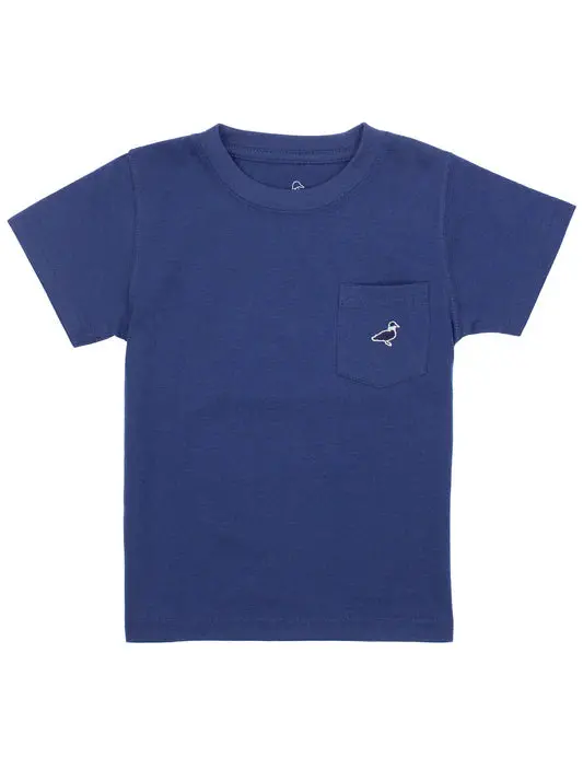 Boys' River Blue Pocket Short-Sleeve Tee 1