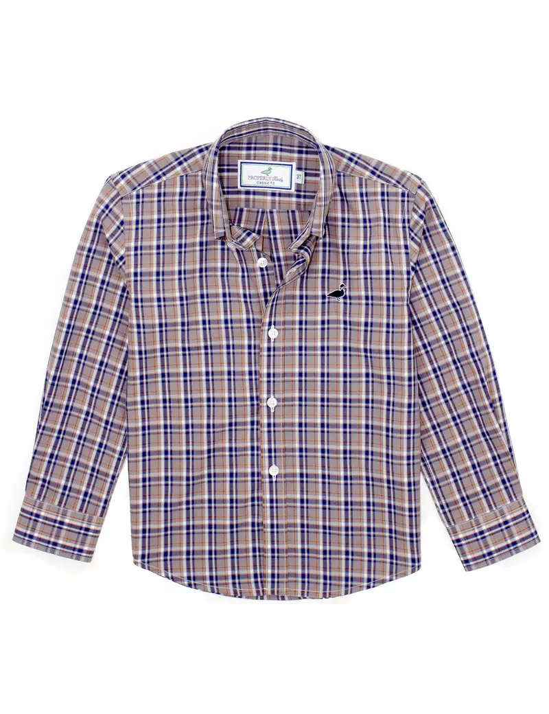 Boys Rocky Ridge Seasonal Sportshirt – Relaxed Fit Button-Down 1