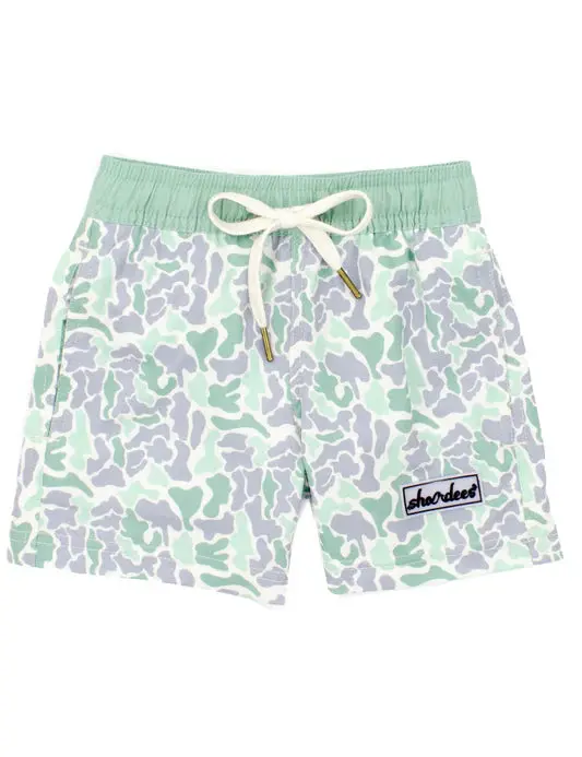 Boys' Sage Camo Shordees Swim Shorts 1