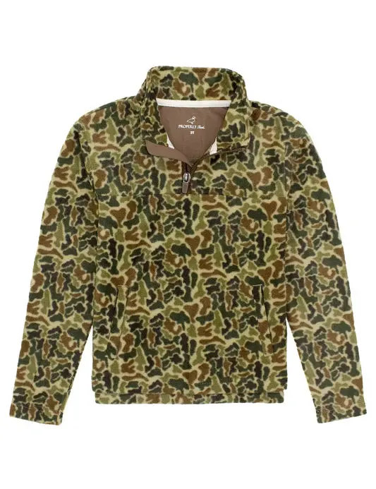 Boys Sportsman Vintage Camo Microfleece Hoodie 1