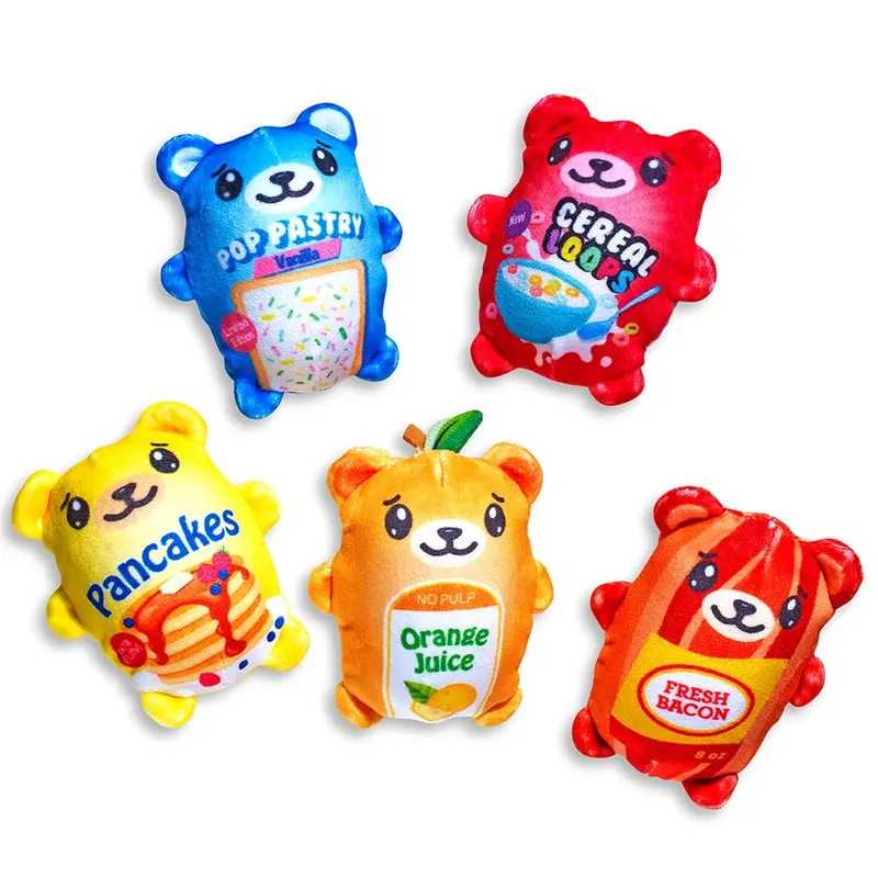 Breakfast-Themed Squishy Bears – Bubble-Stuffed Sensory Friends 1