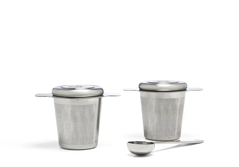 Bredemeijer Dual Tea Infuser Set With Measuring Spoon – Polished 304 Stainless Steel 1