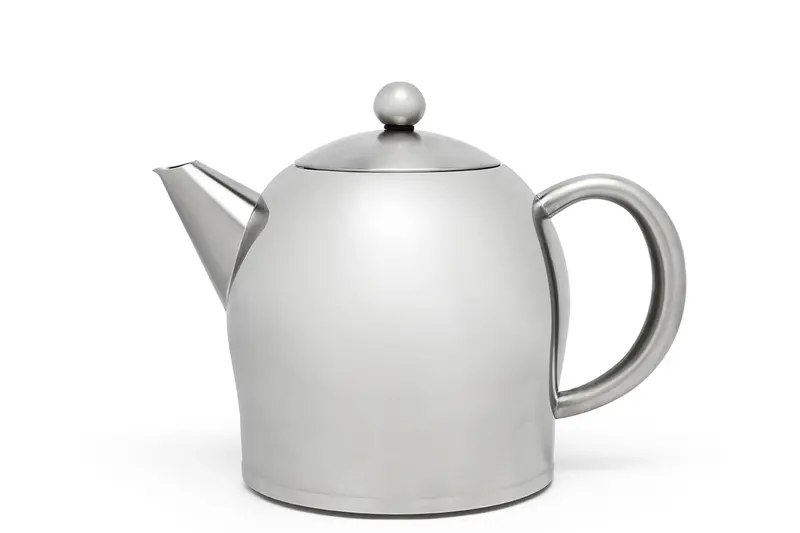 Bredemeijer Minuet Santhee Silver-Matte Stainless Steel Teapot – 1.0L (Grade 304) 1