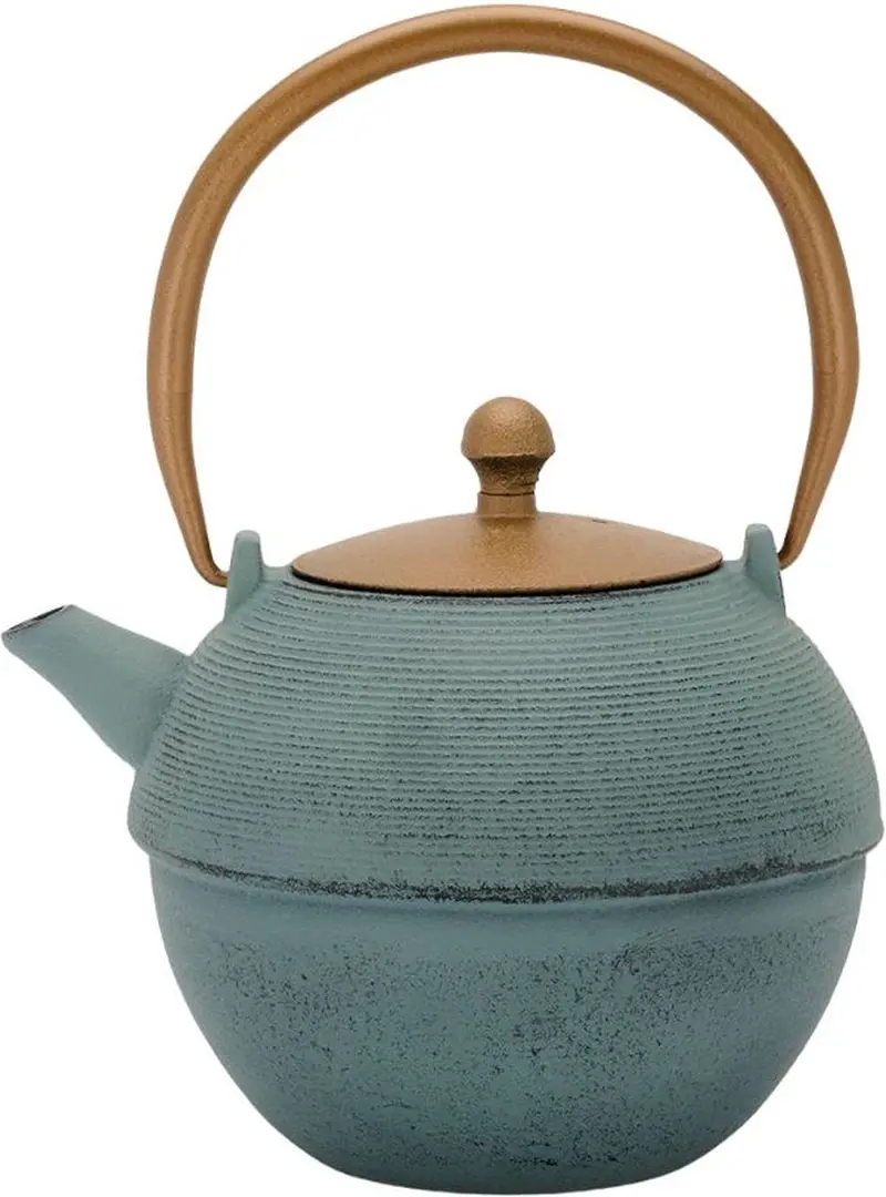 Bredemeijer Sakura Ceramic Tea Pot – 1.2L Ocean Blue Finish 1