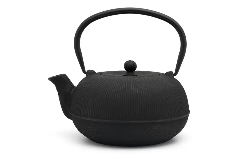 Bredemeijer Sichuan Tea Set – 1L Matte Black Cast Iron Kettle & Dual Mugs 1