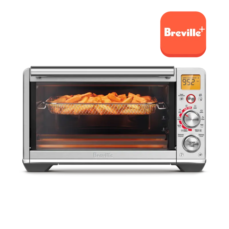 Breville Compact Smart Oven Air Fryer – Space-Saving Countertop Convection Oven 1