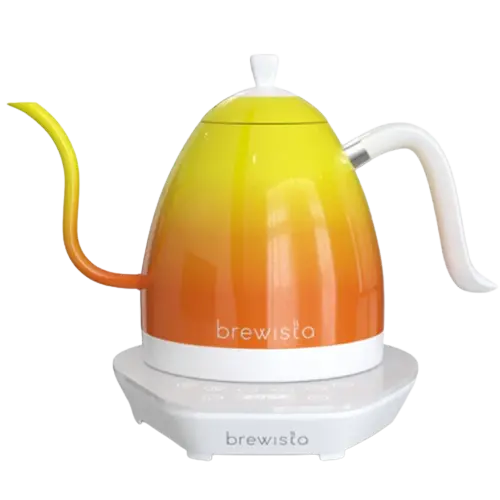 Brewista Artisan 1L Candy Orange Gooseneck Kettle 1