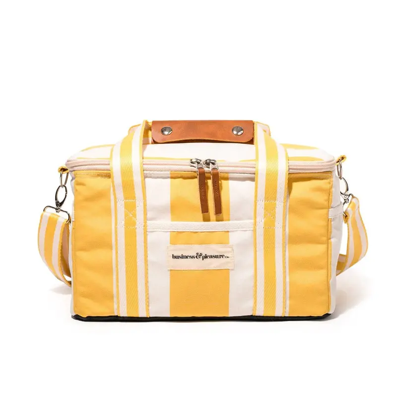 Business & Pleasure Monaco Mimosa Stripe Insulated Cooler 1