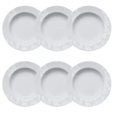 Butterfly Pattern Dinner Plate Set – 6-Piece 1
