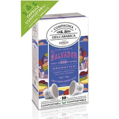 Caffè Corsini El Salvadorian Arabica Nespresso-Compatible Capsules (10-Count) 1