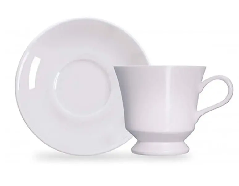 Capri Porcelain Espresso Cup And Saucer Set – 6 Pieces By Germer 1