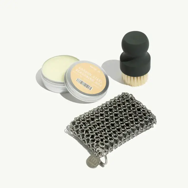 Carbon Steel Cleaning Kit For Cookware And Utensils 1
