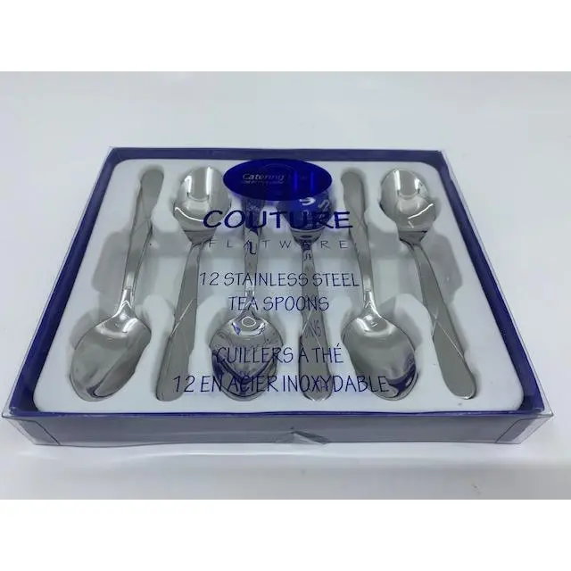 Catering Line Couture 12-Piece Stainless Steel Tea Spoon Set 1