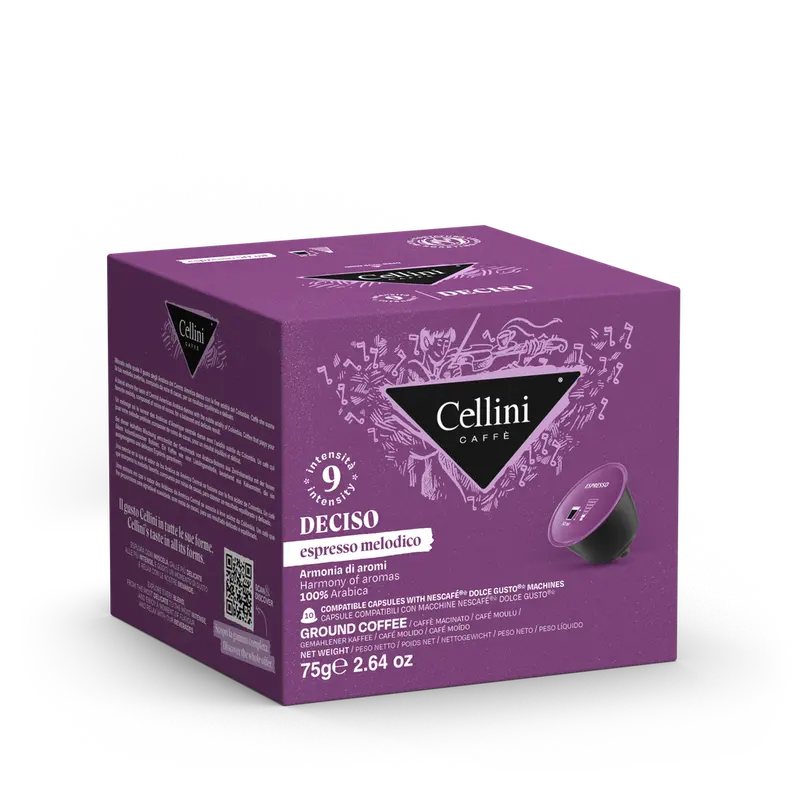 Cellini Dolce Gusto Espresso Melodico Deciso Capsules 1