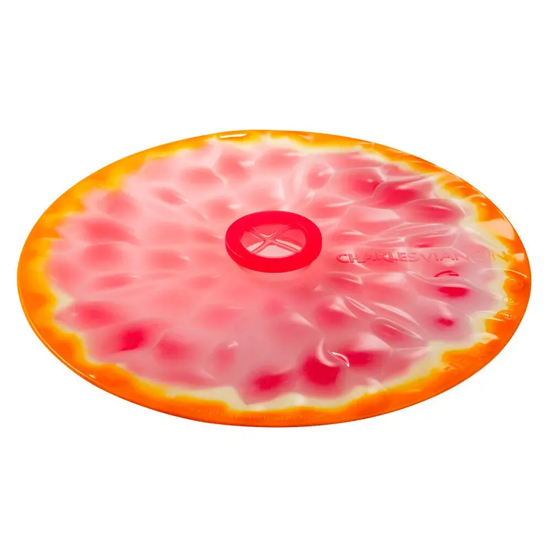Charles Viancin Agrume Lid – 20 Cm Grapefruit-Shaped Silicone Cover 1