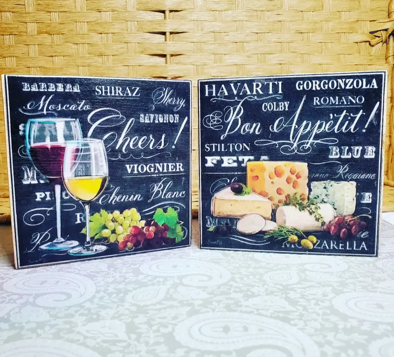 Cheers & Bon Appétit Entertaining Print 1
