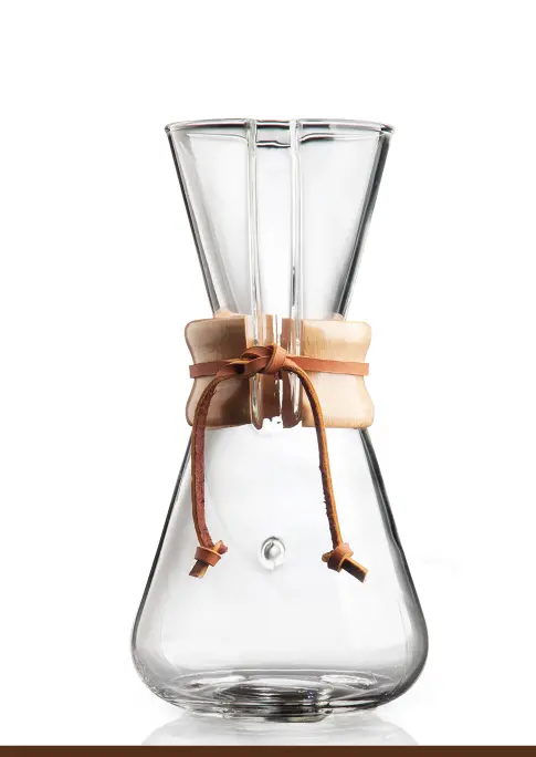 Chemex Classic Pour-Over Brewer With Wood Handle 1