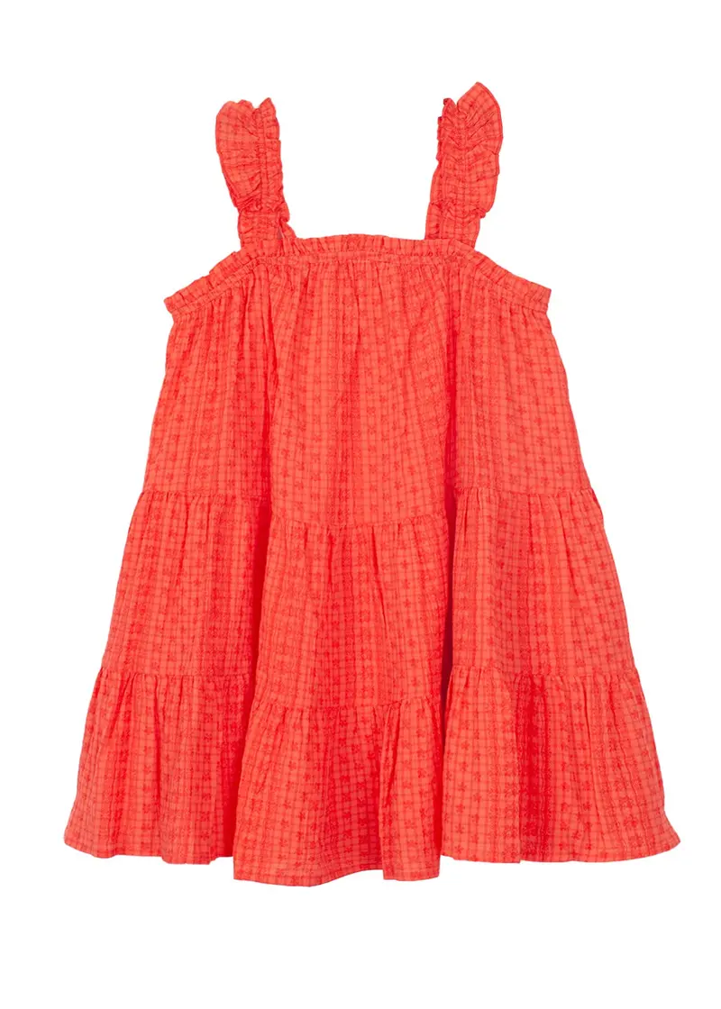 Cherry Jubilee Sleeveless Party Dress For Little Girls 1