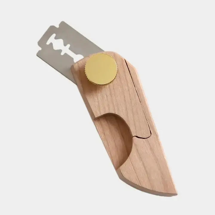Cherry Wood Compact Bread Lame – Precision Sourdough Scoring Tool 1