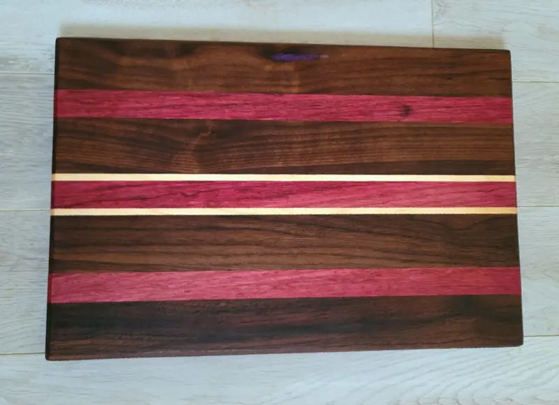 Chocolate & Wine-Themed Wooden Cutting Board 1