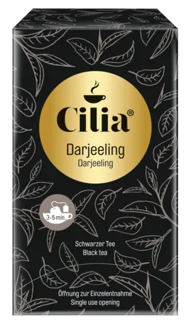 Cilia Darjeeling Black Tea – Premium Himalayan First Flush, 20 Bags 1