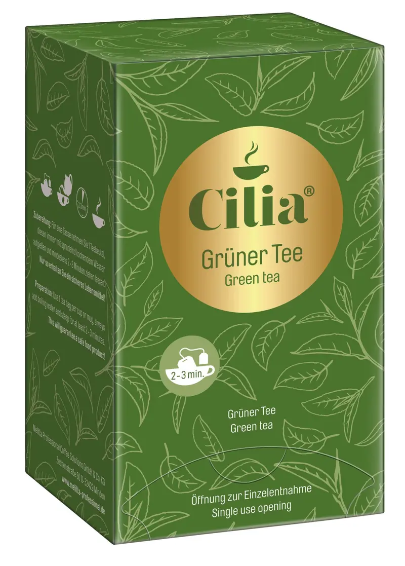 Cilia Green Tea – Light & Antioxidant-Rich, 20 Teabags 1