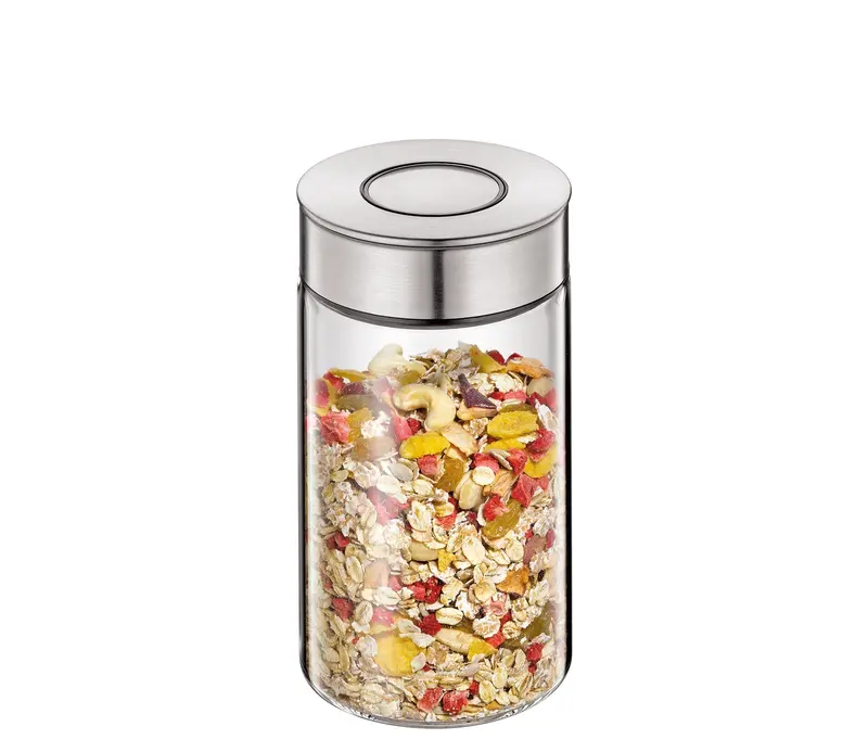 Cilio Vetro Glass Storage Jar – 1 Litre Airtight Container 1