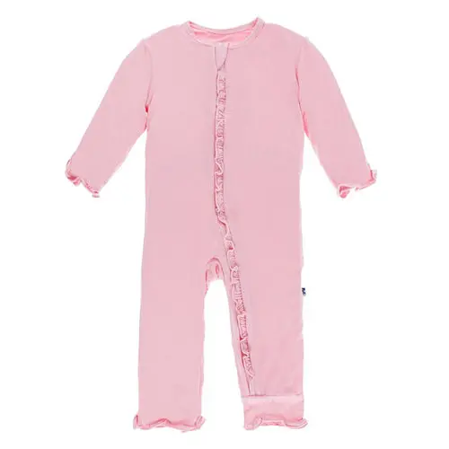 Classic Lotus Ruffle Coverall With Zipper 1