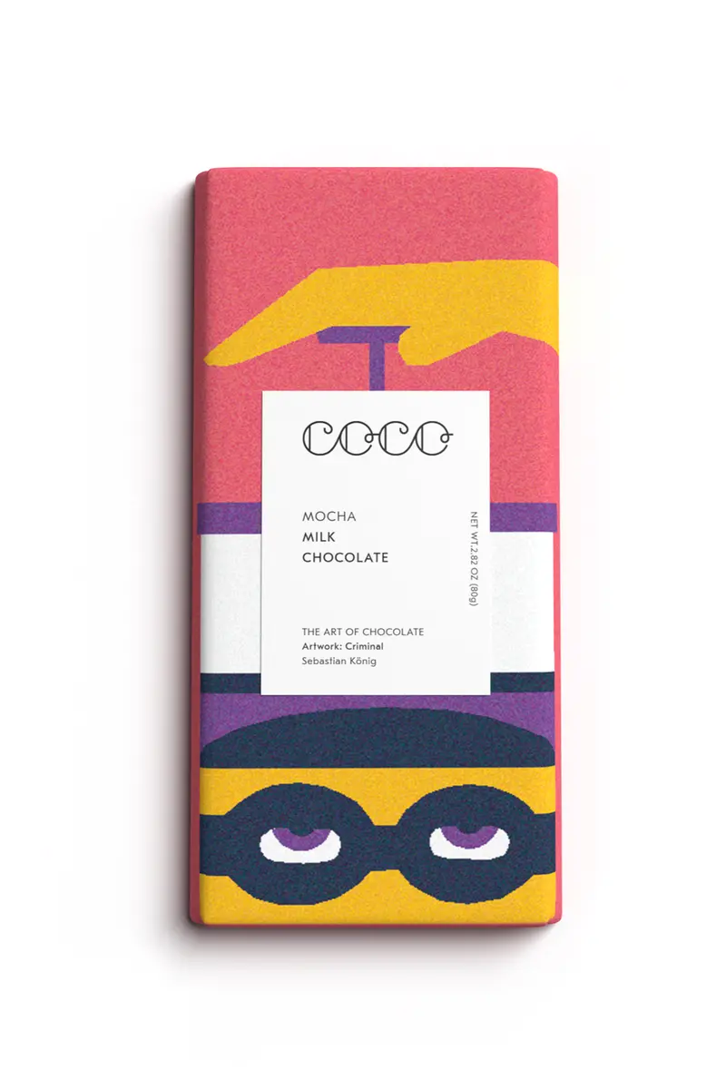 Coco Single-Origin Dark Chocolate Bar – 80G Artisan Crafted Tablet 1