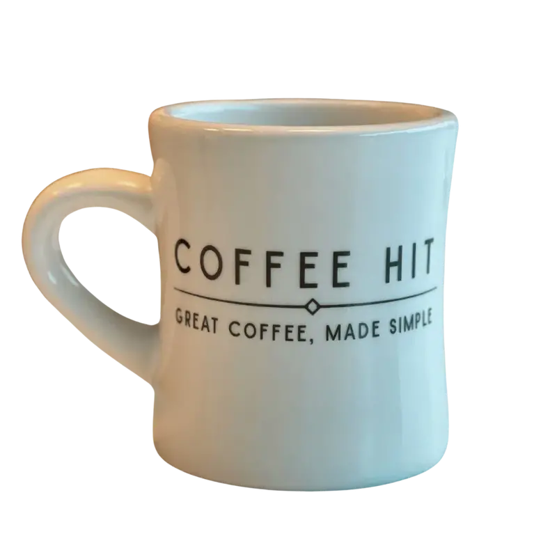 Coffee Hit Retro Diner-Style Ceramic Mug – 10 Oz 1