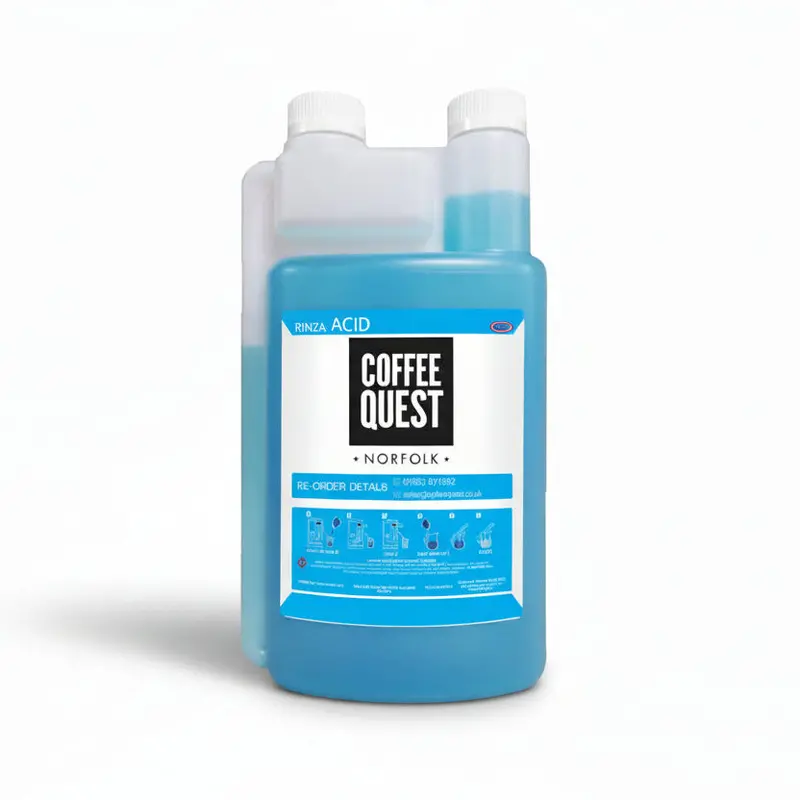 Coffee Quest 'Acid' Milk Residue Cleaner – 1.1L Food-Grade Solution 1