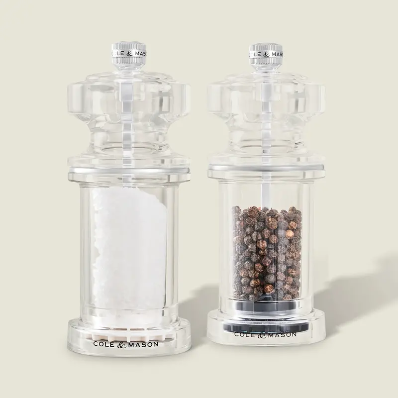 Cole & Mason 605 Salt And Pepper Mills – 5.5-Inch Compact Grinder Set 1